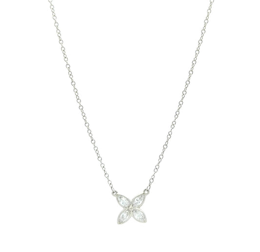 Platinum "Tiffany & Co" 17" Estate Necklace