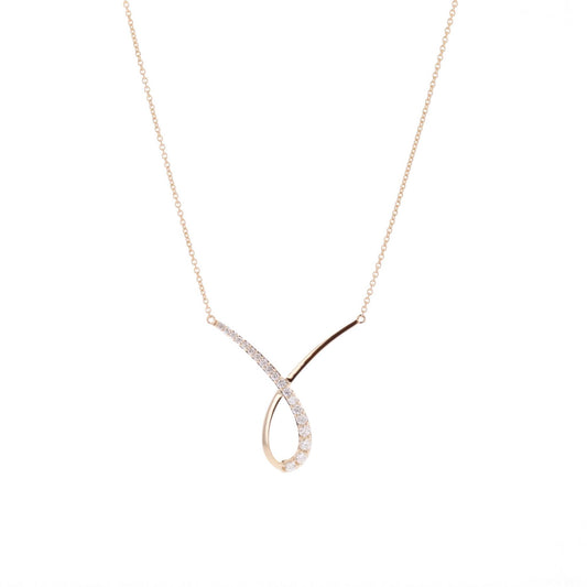 14KT Yellow Gold 0.50ctw Diamond Necklace