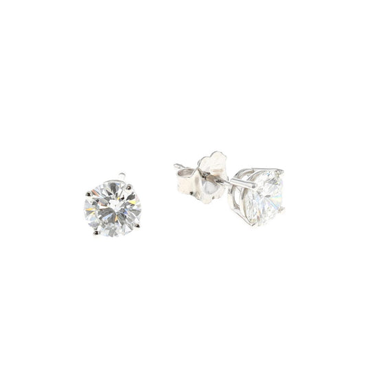 14KT White Gold 1.44ctw Diamond Stud Earrings