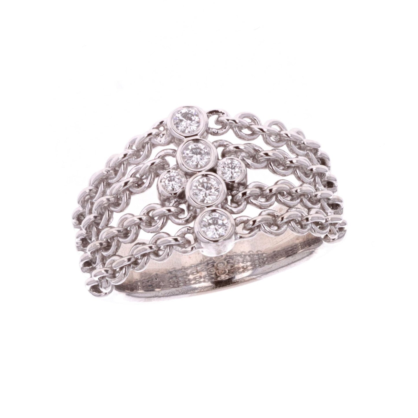 18KT White Gold 0.25ctw Diamond Estate Ring