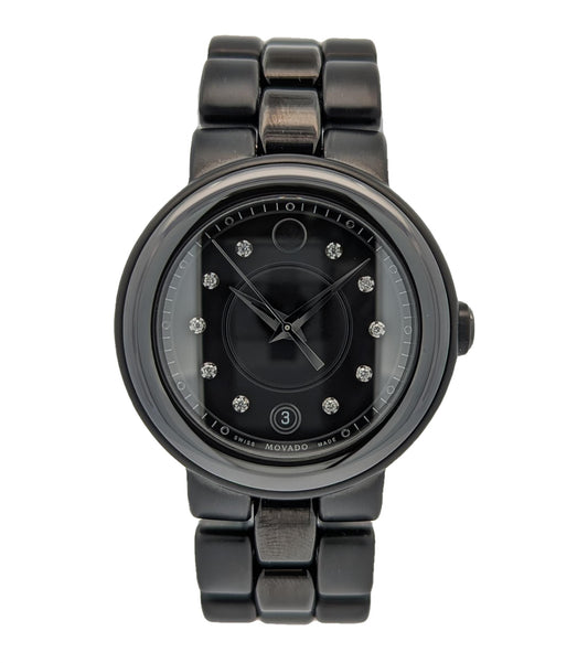 Movado Cerena Black Ceramic  32.3.36.1212 36mm