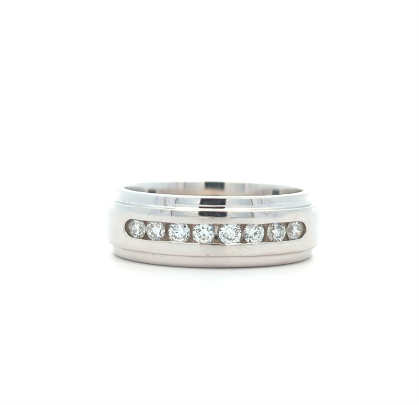 14KT White Gold 0.42ctw Diamond Estate Band