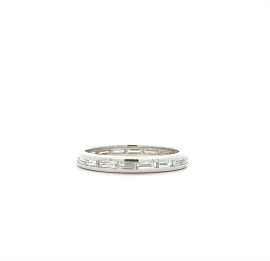 14KT White Gold 0.75ctw Diamond Estate Eternity Band