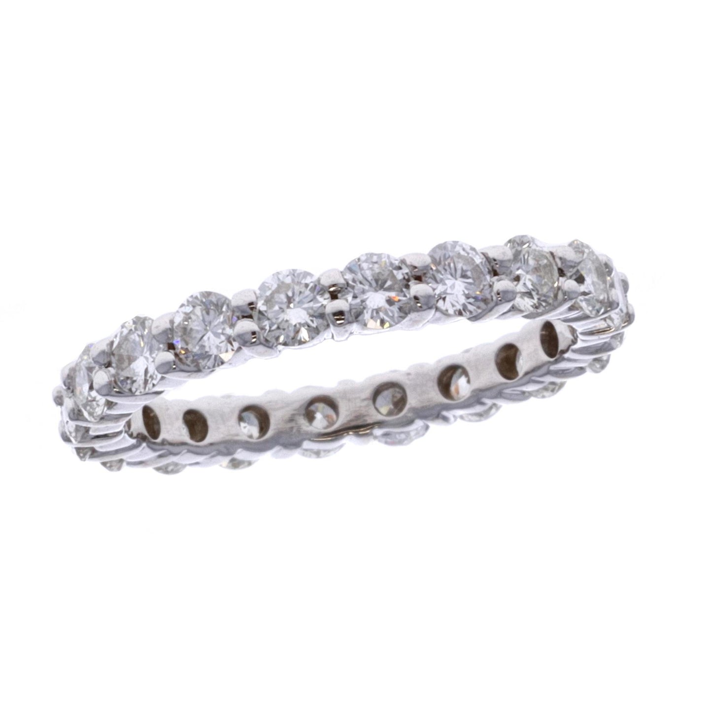 14KT White Gold 1.50ctw Diamond Estate Eternity Band