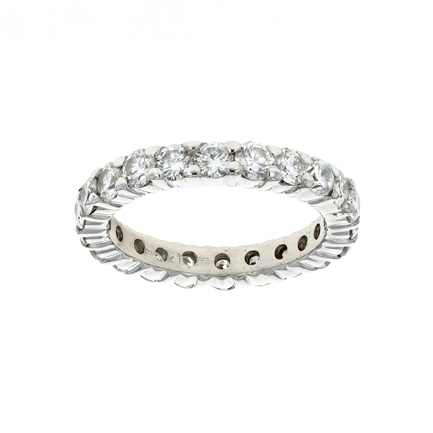 18KT White Gold 2.71ctw Diamond Estate Eternity Band