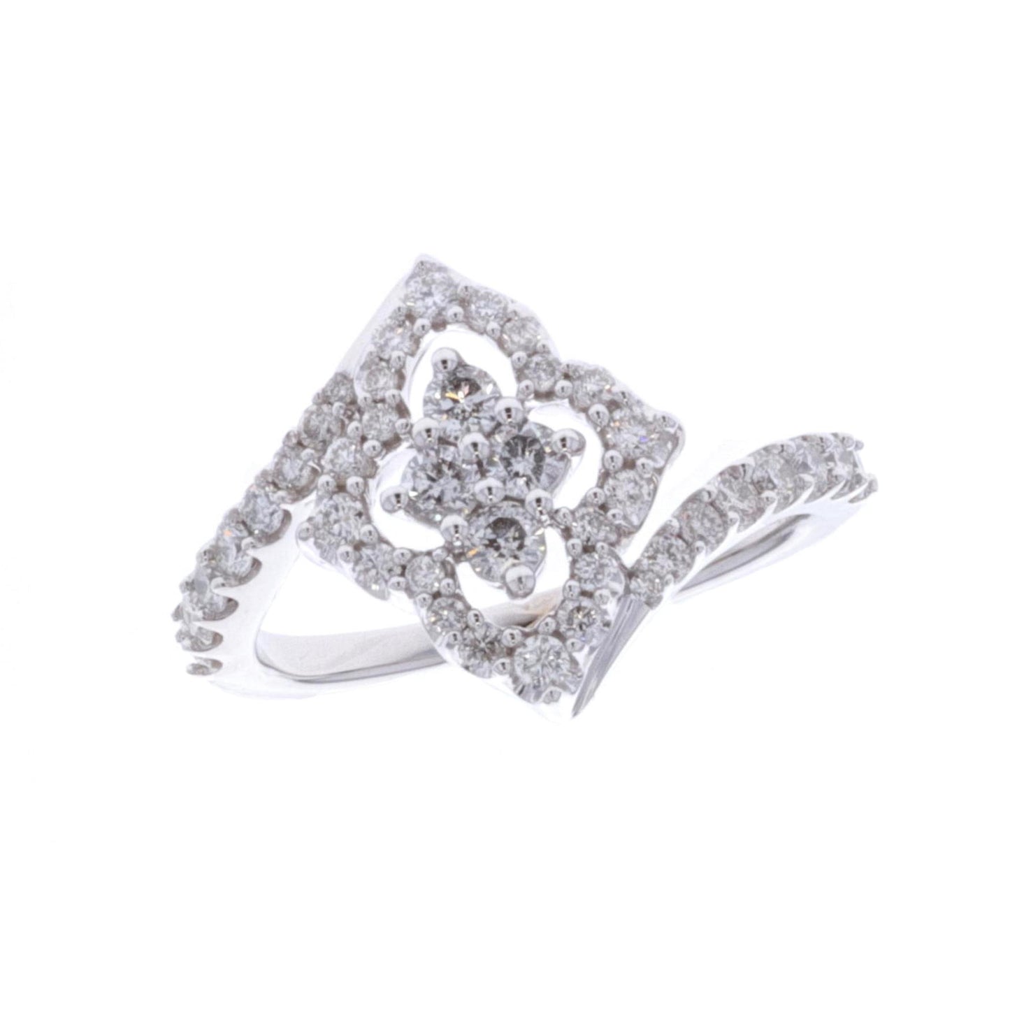 14KT White Gold 0.75ctw Diamond Estate Ring